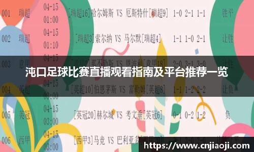 沌口足球比赛直播观看指南及平台推荐一览